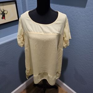 Collection B Light Yellow Blouse